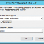 SYSPREP in Audit Mode